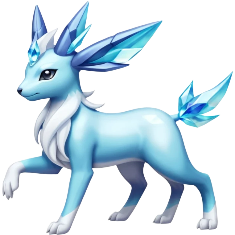 Primarina-Cobalion-Glaceon-Suicune-Amaura-Dialga-fusion emoji