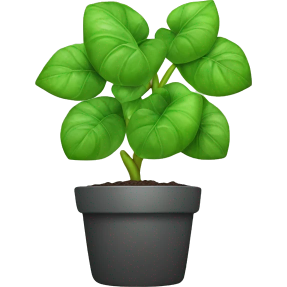 Money plant emoji