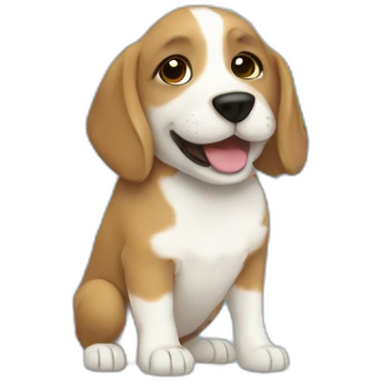 argentina flag with a dog isntead the sun emoji