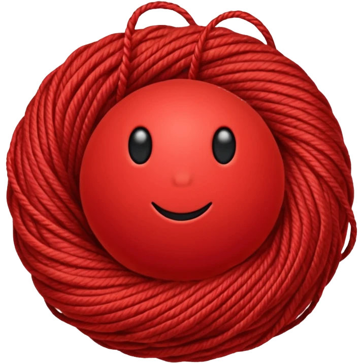 red ball of yarn emoji