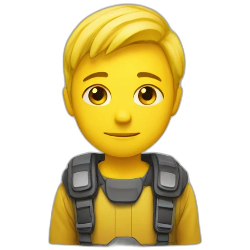 jaune qui attend emoji