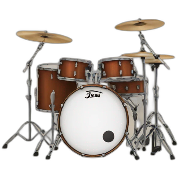 front facing bass drum emoji