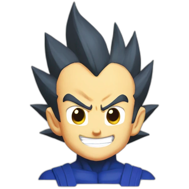 Vegeta smile emoji