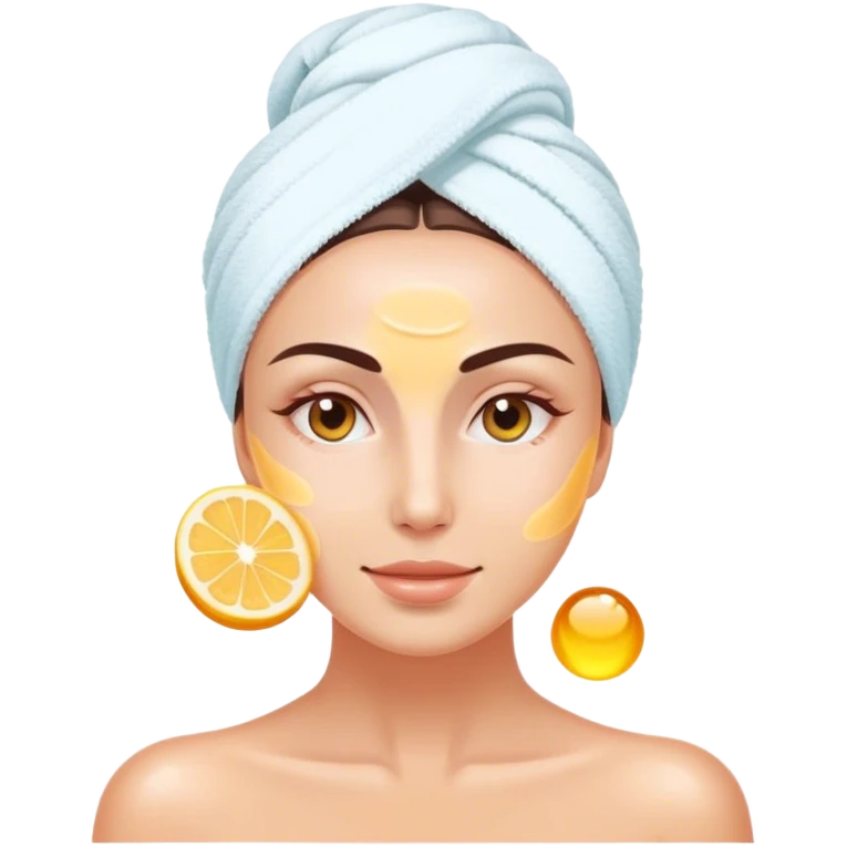 Spa day facial emoji