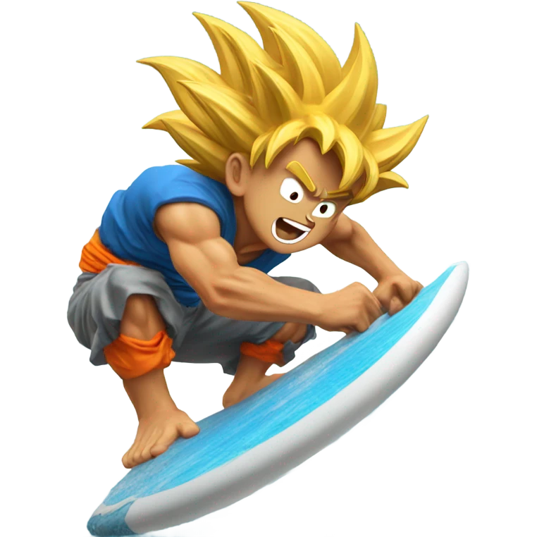 Goku surfing  emoji