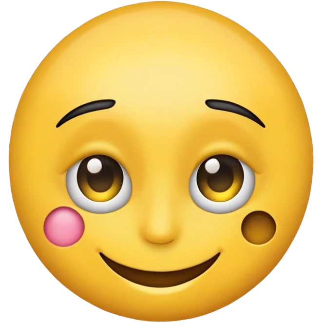 Emoji with eyelashes emoji