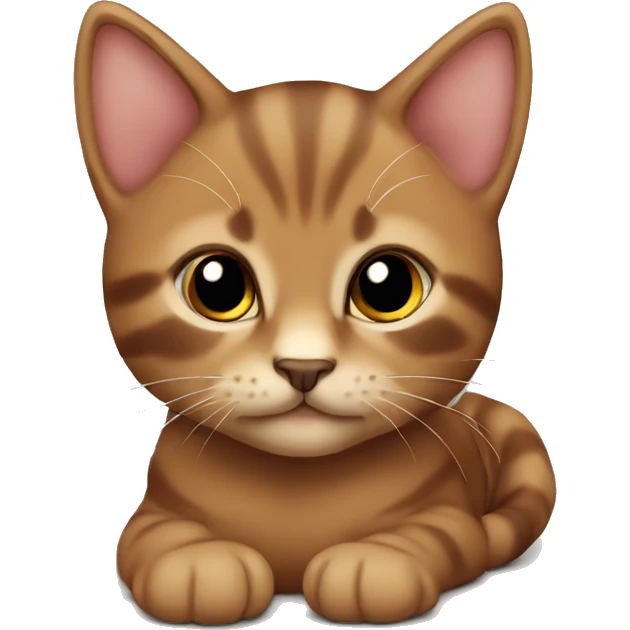 brown kitten emoji