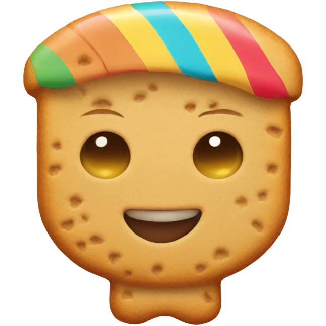 biscuit wearing a bikini emoji