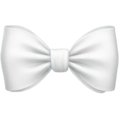 White bow emoji