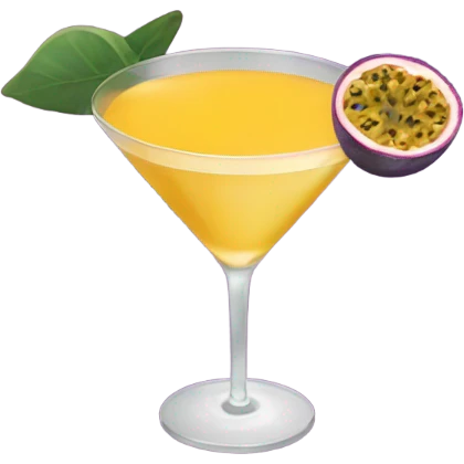 passionfruit martini emoji