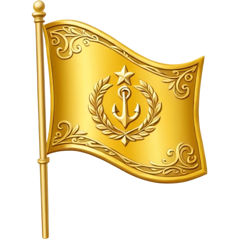 golden discord staff flag emoji