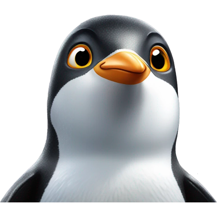 realistic penguin emoji