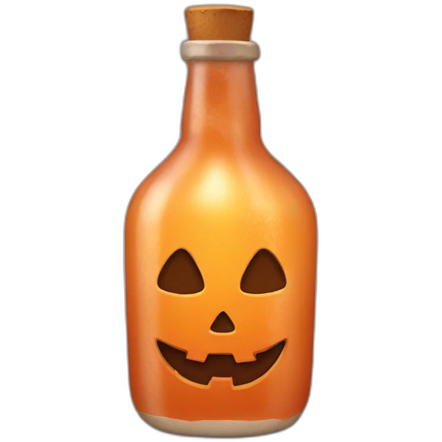 Halloween bottle  emoji