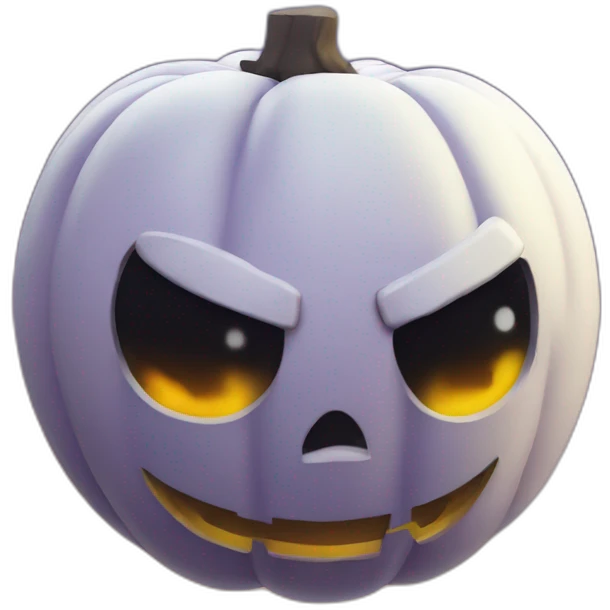 3d halloween themed flight emoji