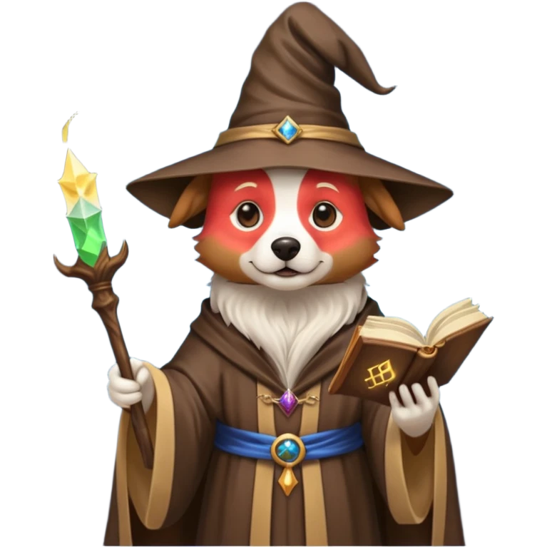 Dog wizard emoji