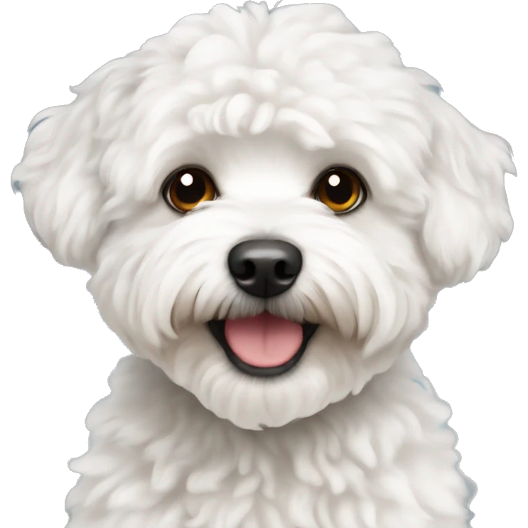 White maltipoo emoji