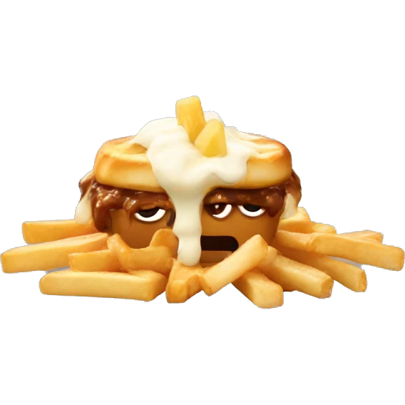 Poutine mange du poutine  emoji