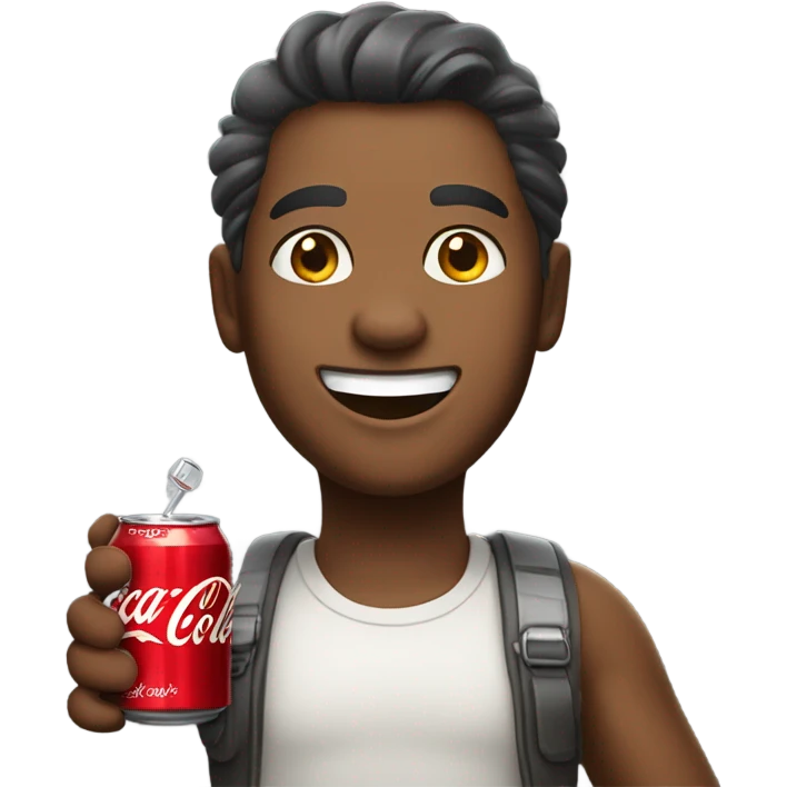 Me with Coca Cola  emoji