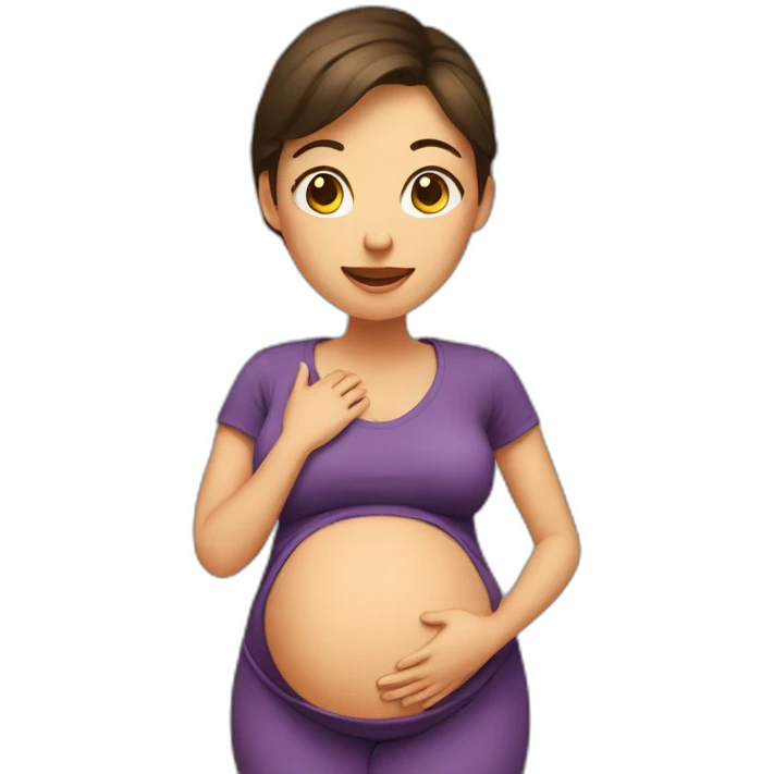 pregnant woman emoji