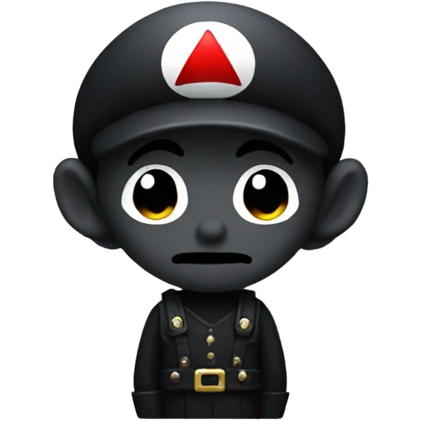 Goth Mario emoji