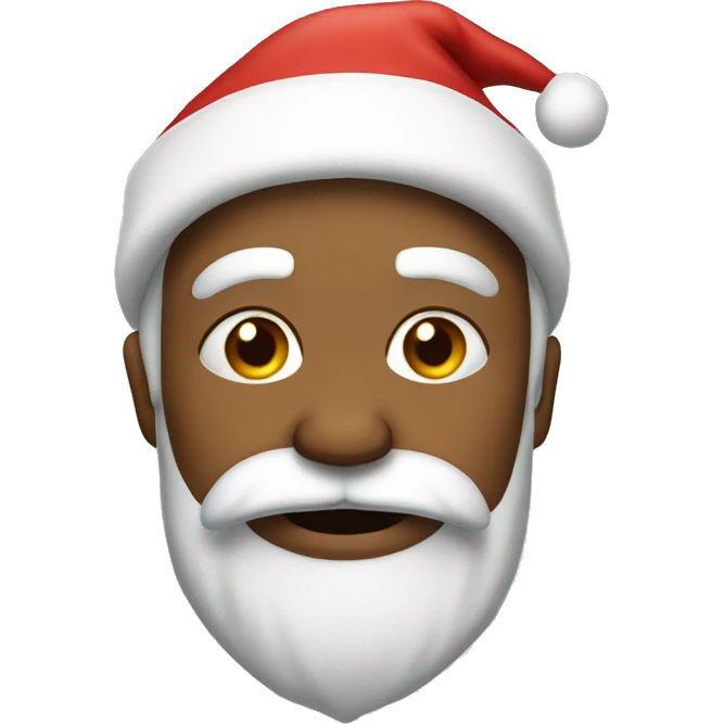 Santa wrinkling  emoji