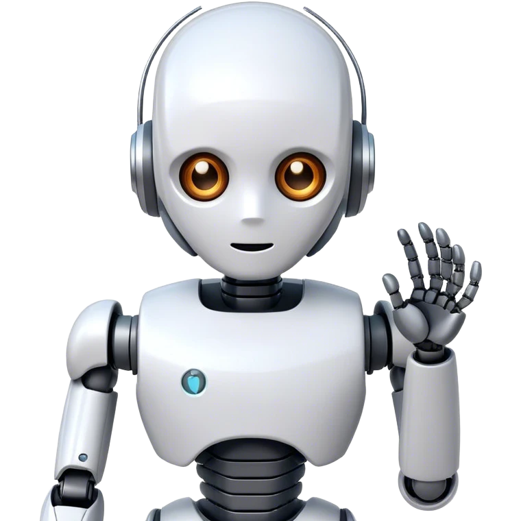 The robot is learning emoji