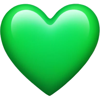 green heart emoji