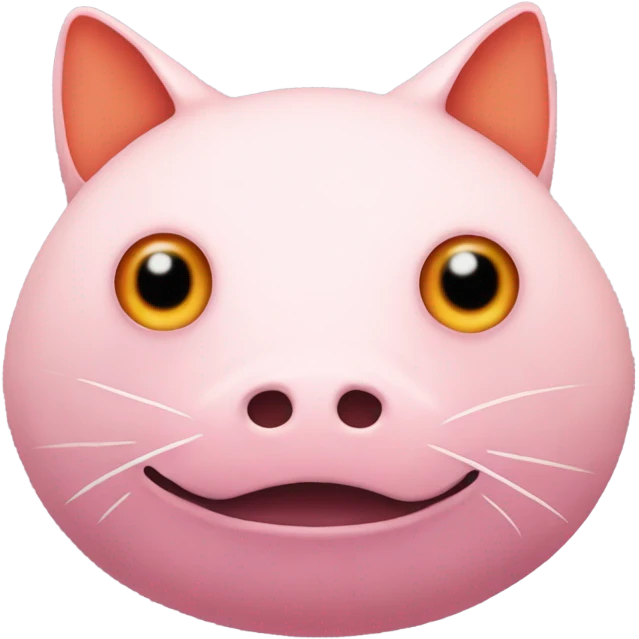 Kitsune mask blobfish emoji