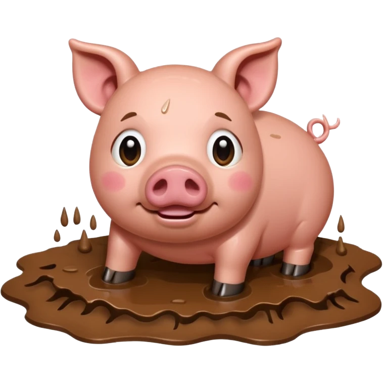pig mud emoji