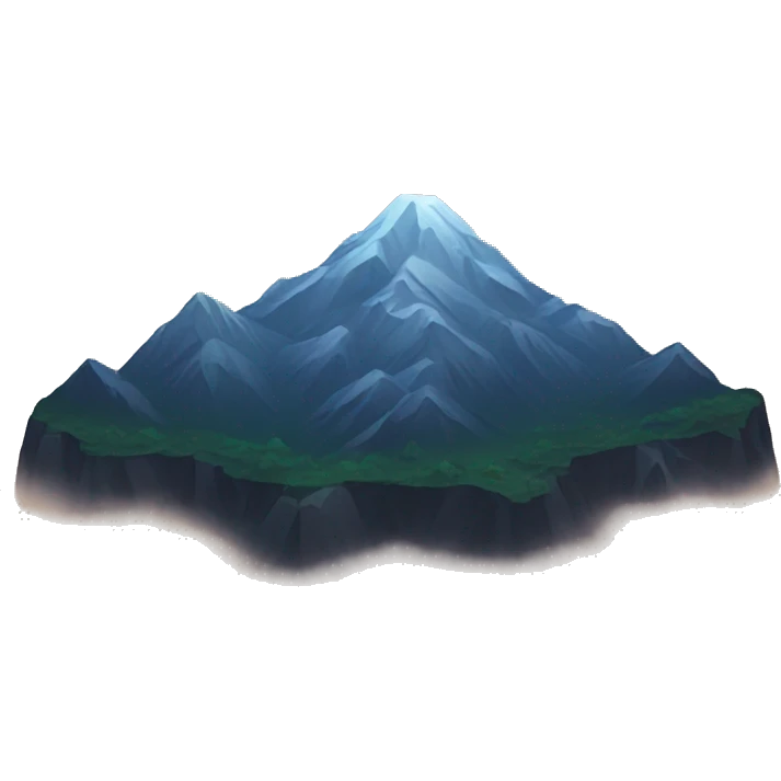 night mountain emoji