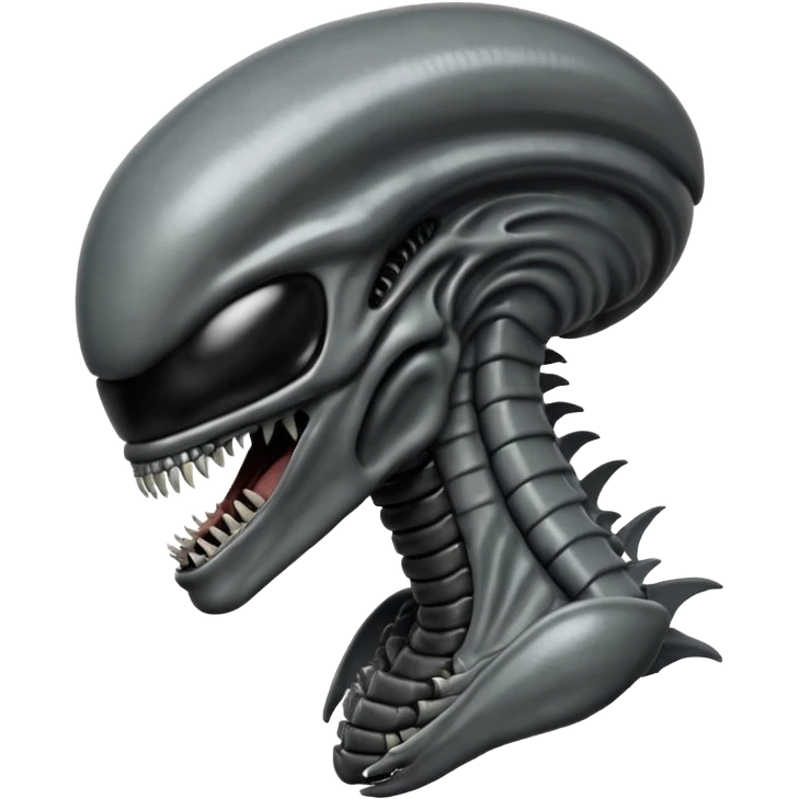 gray xenomorph from movie alien emoji