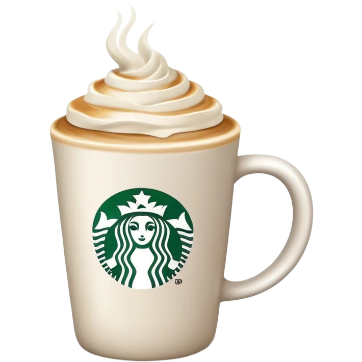 starbucks latte emoji