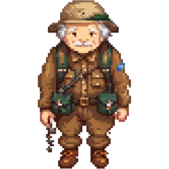 Mountaineering old man emoji emoji