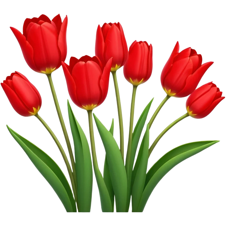 8 of the tulips emoji