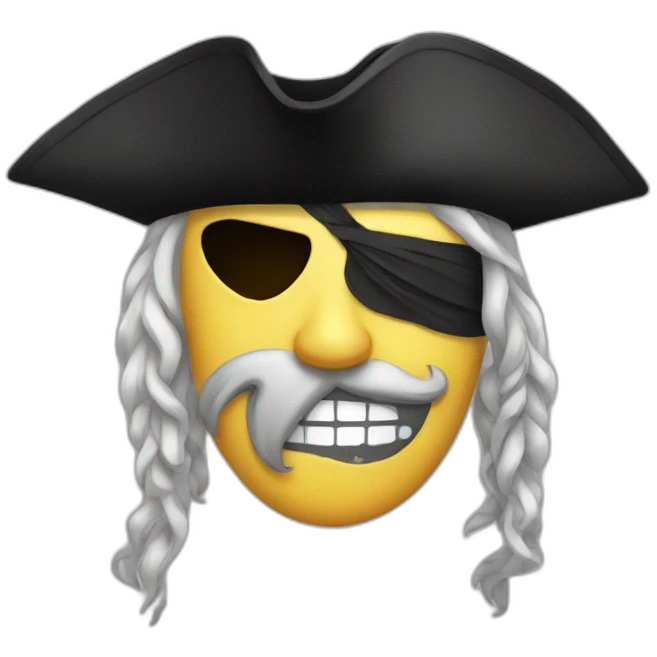 Pirate masqué  emoji