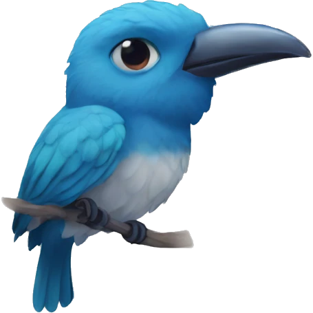 Blue razz emoji