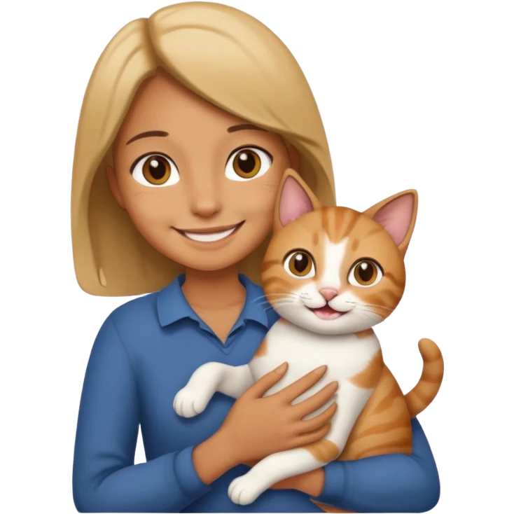 A person keeping a pet emoji