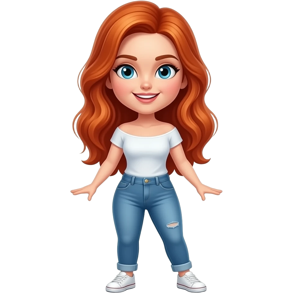 Female redhead tit wank emoji
