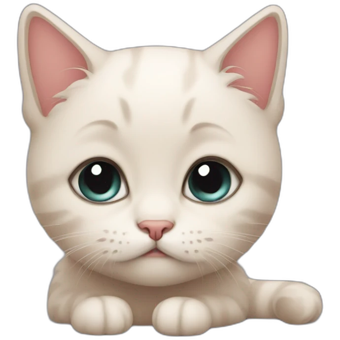 sad kitten emoji