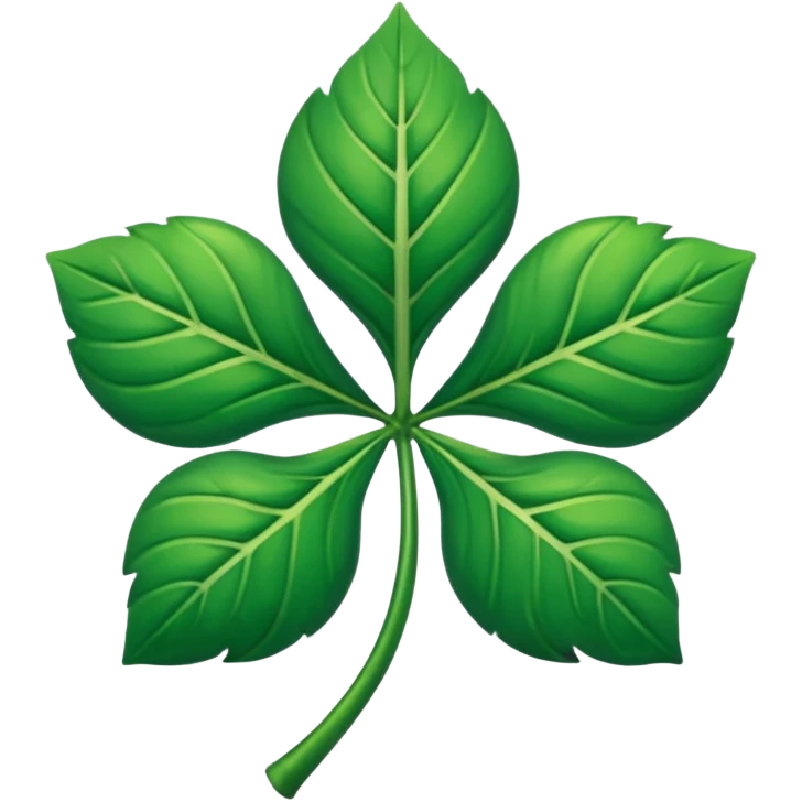 Trébol con 4 hojas a lado con nombre de Mati emoji