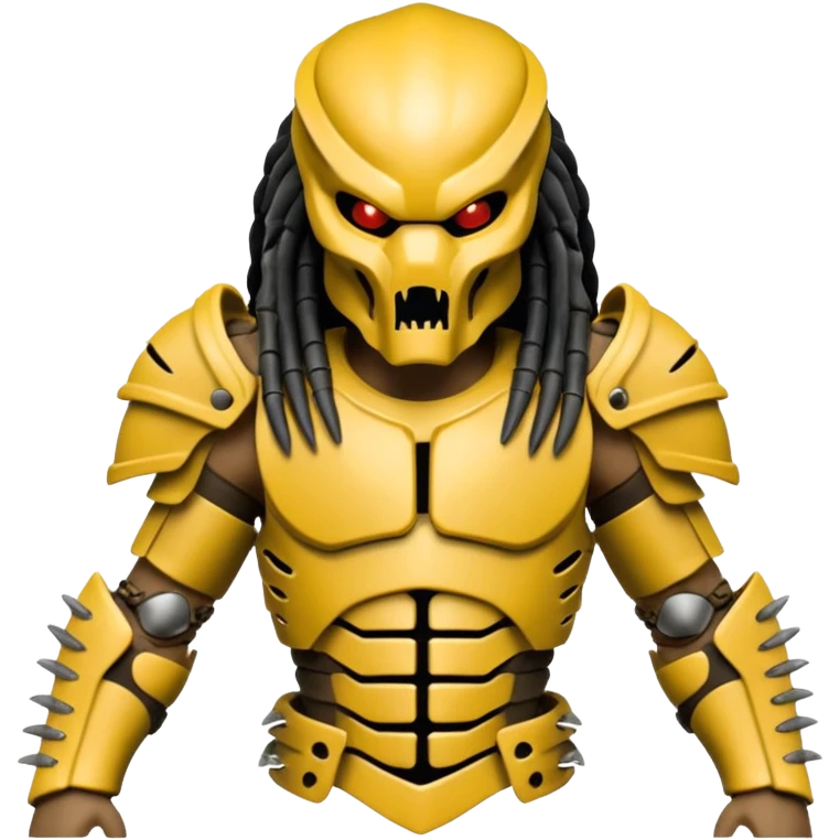 Predator from movie predator with bone armor emoji