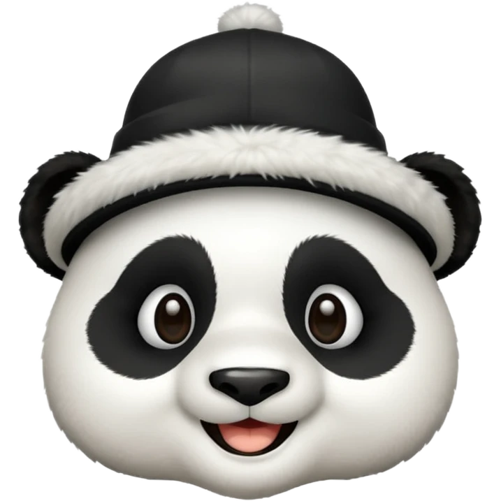 panda wearing hat emoji