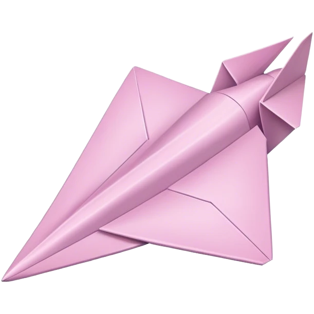 Pastel paper airplane  emoji