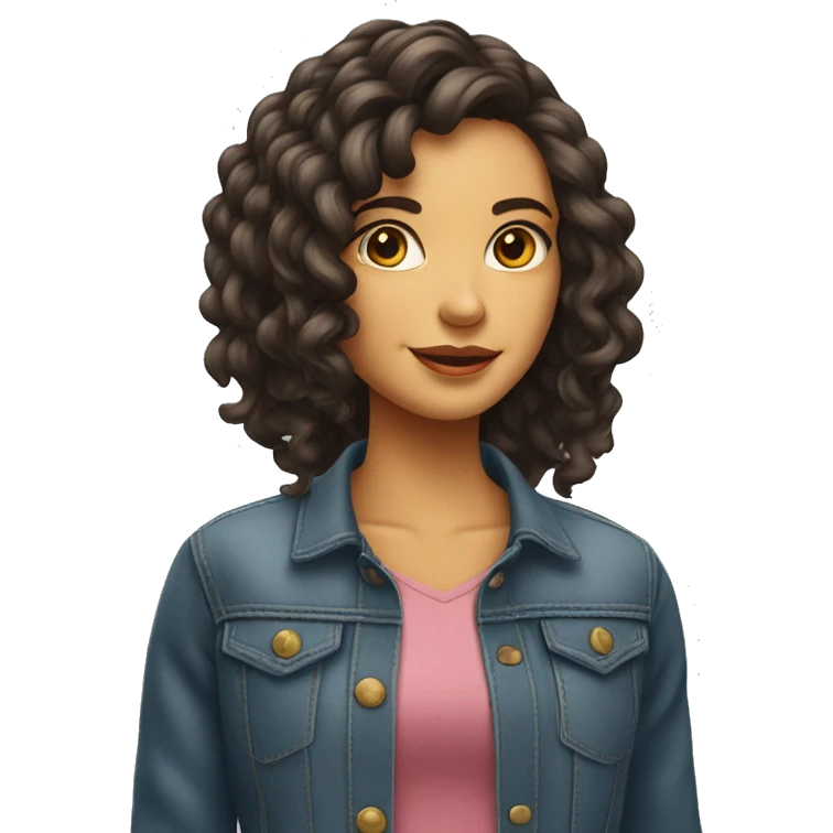Menina de cabelo liso branquinha fazendo joinha com a mão emoji