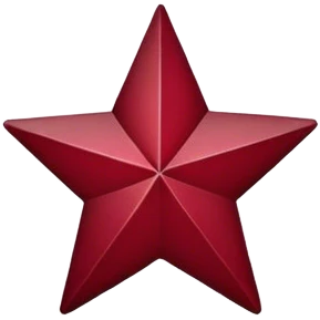 The Maroon Star emoji