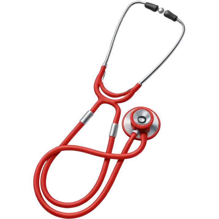 1 red phonendoscope emoji