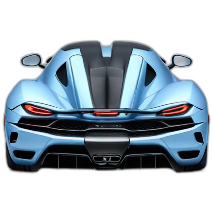 Koenigsegg regera from the back emoji