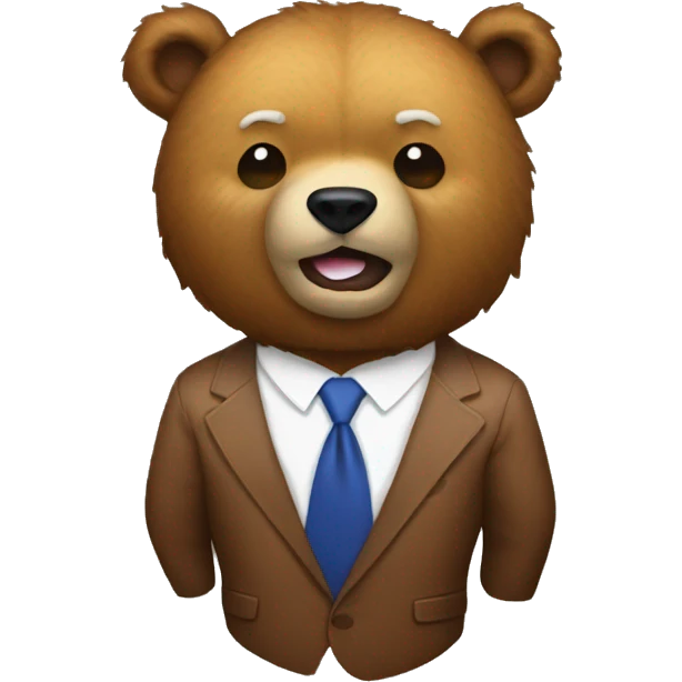 Joe Biden in a bear suit emoji