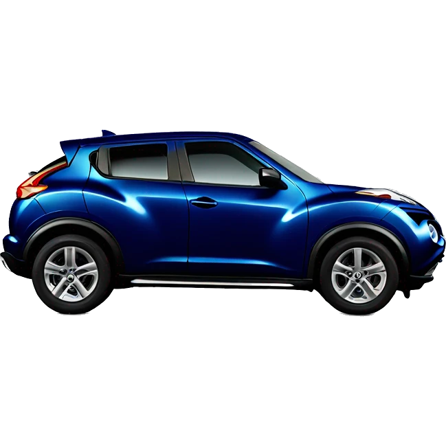 A navy blue Nissan juke  emoji