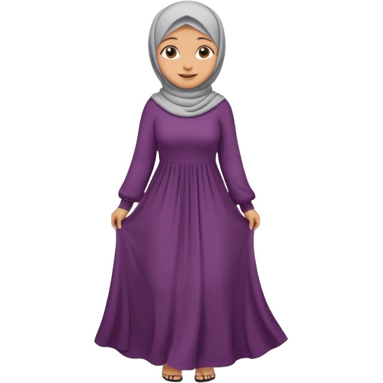 Girl with hijab with big boobs and pussy full body emoji